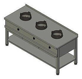 Плита газовая Вулкан KSW 03 8162 WOK