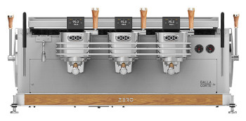 Кофемашина Dalla Corte 1 MC ZERO 3 WO 400 белый, дуб