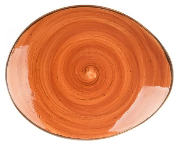 Тарелка P.L. Proff Cuisine Brown Shore Fusion 81223210 245х200 мм