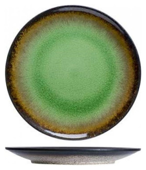 Тарелка Cosy & Trendy Fervido 4370027 270х270х25 мм зеленая