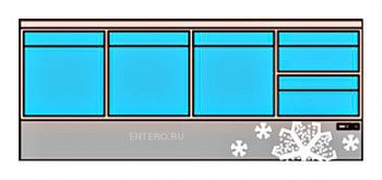 Стол холодильный Кобор NC7-3D2B
