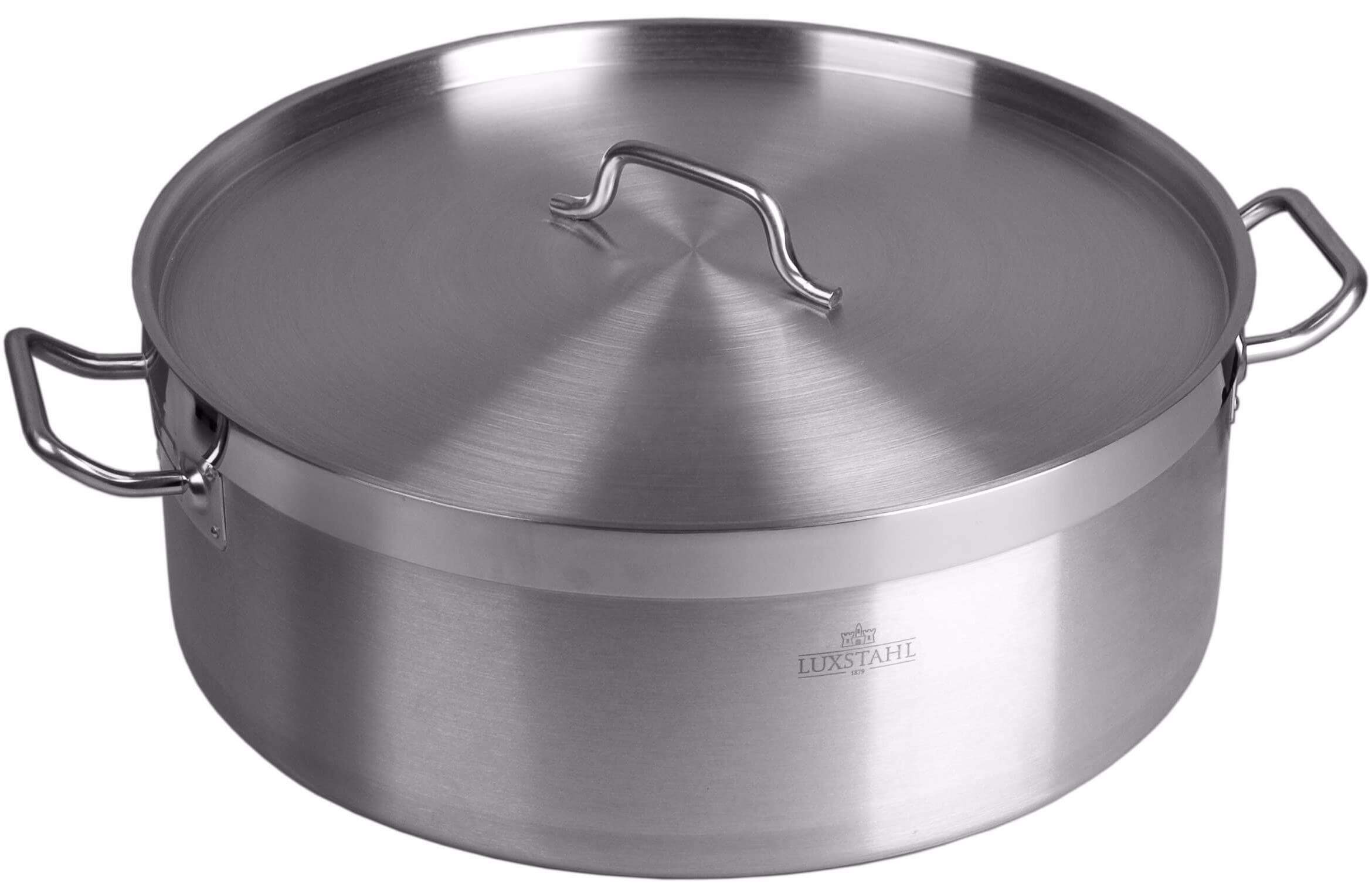 Котел 18 л низкий профессиональный Luxstahl [101231] кт853
