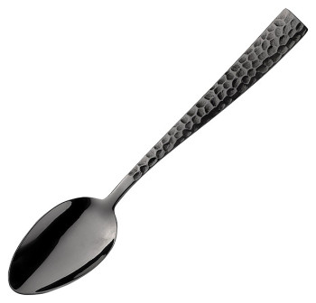 Ложка столовая Pintinox Palace Martellato 1TD00001 L=21 см (нерж. сталь) черная