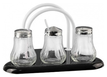 Набор для специй Luxstahl 129-3 нержавеющая сталь+салфетница