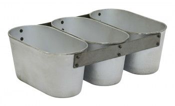 Хлебная форма №10 овал 215х105х105 мм 3-секционная