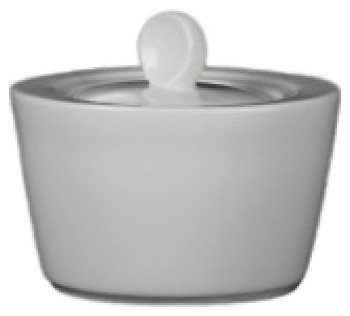 Сахарница с крышкой Corone White LQ-QK15021 95х95х80 мм