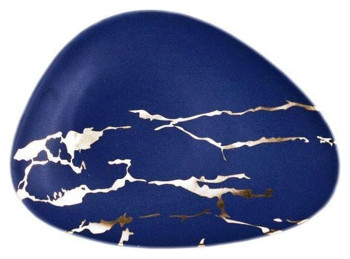 Тарелка P.L. Proff Cuisine Blue Gold 81223168 245х180 мм