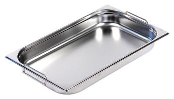 Гастроемкость Luxstahl 811-2 GN 1/1-65 (530х325х65) нерж., с ручками