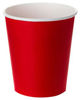 Стакан бумажный Флексознак 250 мл красный (1500 шт.)