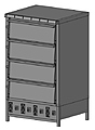 Печь хлебопекарная ЦМИ ХПЭЦ-4
