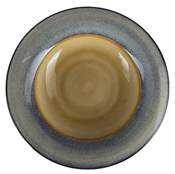 Тарелка для пасты Corone Celeste 268 мм синий+коричневый