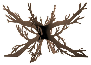 Подставка фуршетная Luxstahl Ветви 275х275х170 мм бронза