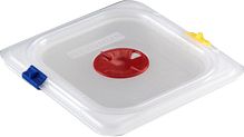 Крышка из полипропилена для GN 1/6 с клапаном [21023]