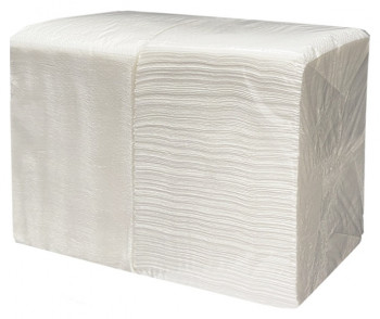 Салфетки бумажные Merida КЛАССИК 1-слойные, белые, (24х24 см) 4000 шт.