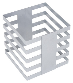 Подставка фуршетная Luxstahl Куб 200х200х200 мм серебро