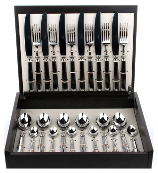 Набор столовых приборов CUTIPOL Piccadilly P1.006 24 шт., зеркальная сталь