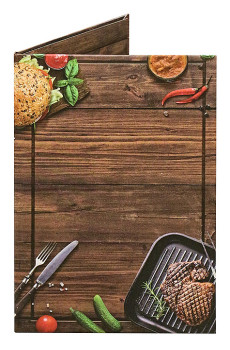 Папка счет Luxstahl Бургер