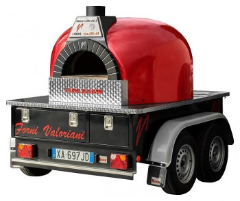 Печь для пиццы дровяная Valoriani Trailer 120
