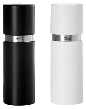 Набор мельниц для соли и перца Adhoc Textura MP420, черный / белый