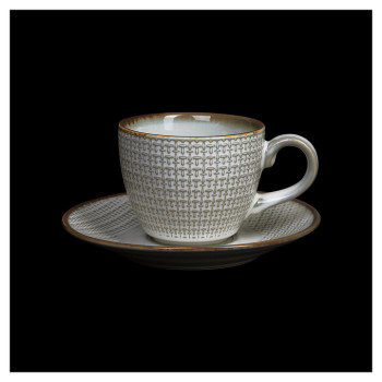 Чашка чайная Corone Alveare HS179488 160 мл (фарфор) бежевая