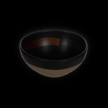 Салатник «Corone Rustico» 165 мм черный с медным