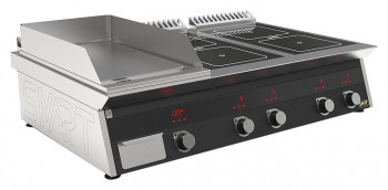 Плита индукционная комбинированная SMART INDUCTION K96-5PKB (с грилем)