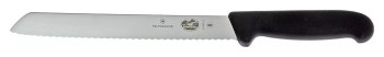 Нож для хлеба Victorinox 5.2533.21 Fibrox l=21 см (нерж. сталь / фиброкс) с черной ручкой