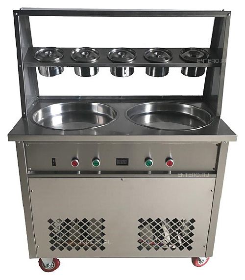 Фризер для жареного мороженого Foodatlas KCB-2Y (контейнеры , световой короб, 2 комрпессора)