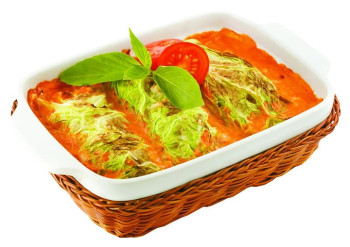 Блюдо P.L. Proff Cuisine S1478 22х14 см h=5 см (фарфор) прямоугольное белое с плетеной подставкой "Ля Шеф"