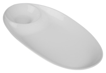 Блюдо овальное Chan Wave Classic ivory LQ-Q1828 340х180 мм