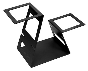 Подставка фуршетная Luxstahl Фламинго 420х200х290 мм черный