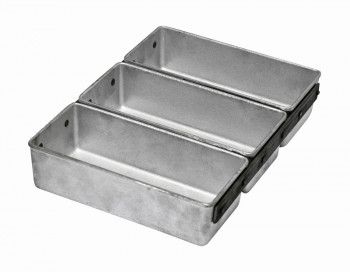 Хлебная форма 205х92 мм 3-секционная