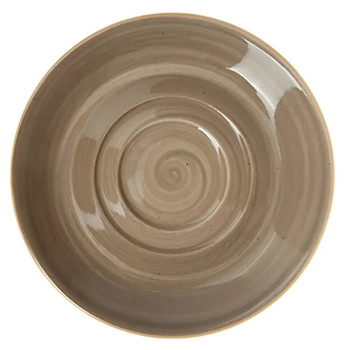 Блюдце Corone Natura HL902100B 114 см серо-коричневое