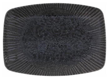 Блюдо прямоугольное Porland Iris Grey 118432 320x230 мм
