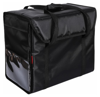 Терморюкзак Luxstahl для обедов 500х300х400 мм фольгированный черный