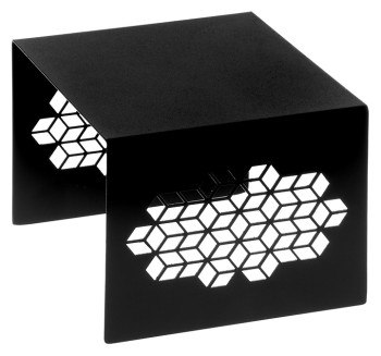 Подставка фуршетная Luxstahl Куб 170х150х120 мм ажурная черная