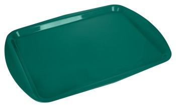 Поднос столовый Клен YL-82216 490х360 мм (полипропилен особо прочный) зеленый
