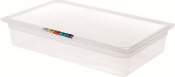 Гастроемкость из полипропилена без крышки GN 1/1 530х325х100 мм прозрачная [21001]