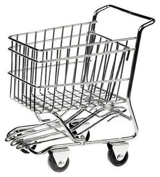 Корзинка для подачи P.L. Proff Cuisine A004 "Магазин" 18х14х21 см (нерж. сталь)