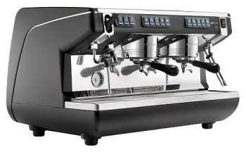 Кофемашина автоматическая Nuova Simonelli Appia Life 2gr V 220V black+high groups+economizer+Easy Cream