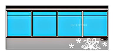 Стол морозильный Кобор NF61-4D