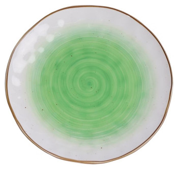 Тарелка P.L. Proff Cuisine The Sun Eco 81229824 210х210 мм, зеленая