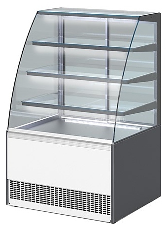 Витрина кондитерская Golfstream Селенга CSG 80 НО серо-белая