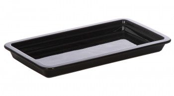 Гастроемкость керамическая «Corone» GN 1/3 322х168х30 мм черная [LQ-QK15077-K]
