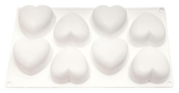 Форма силиконовая P.L. Proff Cuisine 73024119 "Сердце" 8 ячеек