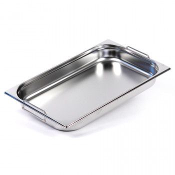Гастроемкость Luxstahl из нержавеющей стали GN 1/1 с ручками 530х325х65 мм [811-2]