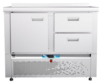 Стол морозильный Abat СХН-70Н-01 (дверь, 2 ящика 1/2, борт)