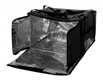 Термосумка на 5-6 пицц 450х450х300 мм фольгированная XXL