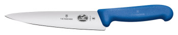Шеф-нож поварской Victorinox 5.2002.25 Fibrox l=25 см (нерж. сталь / фиброкс) с синей ручкой