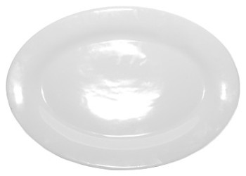 Блюдо сервировочное ROAL BONE 12" 30х21,5 см овальное белое